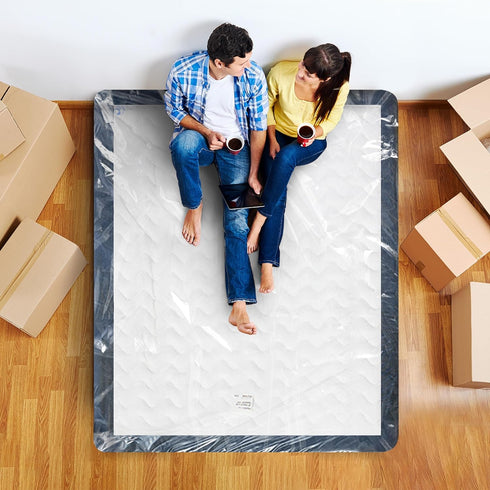 Utopia Home Mattress Bag for Moving, Full Size (Pack of 1), 4 Mil Thick Plastic Cover for Mattresses up to 14 Inches