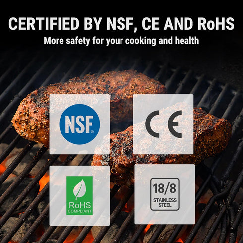 ThermoPro Wireless Meat Thermometer, 650ft Digital Wireless with 2 Meat Probes for Cooking, BBQ Smoker