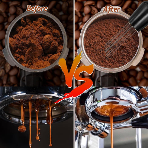 Yeelan Coffee Tamper Set 22 PCS, Espresso Accessories with 51mm Tamper & WDT Tool, Barista Tools for Espresso Coffee