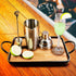 24oz Cocktail Shaker Bar Set - Professional Margarita Mixer Drink Shaker with Measuring Jigger & Mixing Spoon Set,