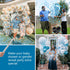 BATTIFE It's a Boy, 6 Pack Gender Reveal Confetti Wands for Baby Boy Shower Party Decorations