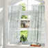 AIZESI Short Spring Tension Curtain Rods - 2 Pcs (White, 17" to 28")