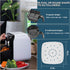 200pcs Disposable Air Fryer Parchment Paper Liners, 8.5 inch Premium Perforated for Easy Cleanup