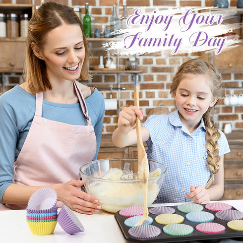 Baking Cups: 100 pieces Paper Cupcake Liners Wrappers for Wedding, Birthday, Baby Shower, Holiday Party