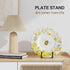 3 Pack 4.5 Inch Plate Stands for Display, Vinyl Table Top Display, Metal Frame Holders for Pictures, Art