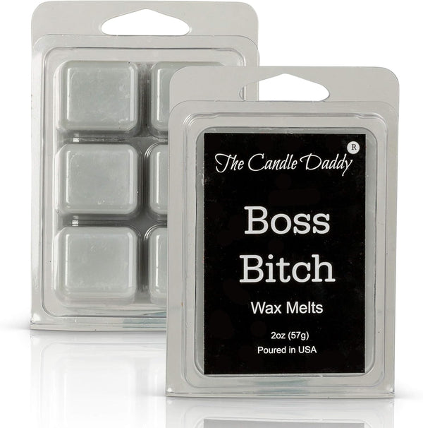 Boss Bitch Apple Maple Bourbon Scented Wax Melt Cubes, Maximum Scented, 2 Ounce Package