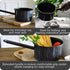 Mirro 1 Quart Enamel Sauce Pan with Speckled Finish by Mirro