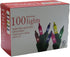 Dobar 100 Count (24 Holiday Pride Multi Color Christmas Lights with Green Wire - Multicolor Christmas Tree Lights