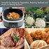 BYKITCHEN Roast and Steamer Rack, Compatible with Ninja Foodi Possible Cooker Pro 8.5 Quart Accessories