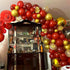 60 Pieces Red and Gold Balloons, 12 Inch Ruby Red Metallic Chrome and Pearl Gold Confetti for Party Decoration