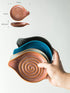 Spoon Rest - Ceramic Cooking Spoon Holder for Kitchen Counter, Large Utensil Rest for Spoons, Ladles, Tongs, Spatula, 5