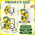 2 Summer Set Countertop Shellwei Pcs Lemon Paper Towel Holder with Round Base Lemon Bathroom Kitchen Decor Yellow