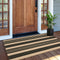 OJIA Front Door Mat 24"x51", Machine Washable Porch Rug, Striped Entryway Rugs for Indoor Outdoor, Cotton Hand-Woven