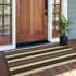 OJIA Front Door Mat 24"x51", Machine Washable Porch Rug, Striped Entryway Rugs for Indoor Outdoor, Cotton Hand-Woven