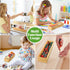 Kigley 8 Pieces Bamboo Drawer Organizer, Stackable Wooden Utensil Storage Box for Kitchen Drawers (12 x 3 x 2 Inch)