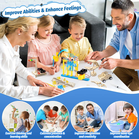 GULYMNA 24Pcs 2025 Countdown Christmas Advent Calendar Toy STEM Kit Advent Calendar Educational Science Kit Building