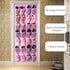 KEEPJOY 28 Pockets Hanging Shoe Organizer - Over the Door Shoe Holder Rack with Mesh Pockets, Large Size 65 x 23 Inch