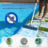 10-Inch Pool Brush Head - Combo Nylon & Stainless Steel Wire Bristles, Heavy Duty Metal Pool Brush for Extra Scrubbing