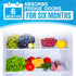 NonScents Refrigerator Deodorizer - Long-Lasting Odor Eliminator for Fridge & Freezer, Unscented