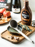 Spoon Rest with Handle, Blue and Green Cooking Spoon Holder for Countertop, Utensil Rest for Spoons, Ladles, Tongs,