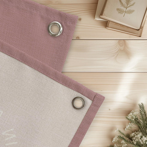 Wheatwin Girls Room Decor, Wildflower Nursery Decor, In a Field Full of Roses She Is a Wildflower Banner, Pink Linen