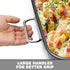 Tiawudi Lasagna Pan, 15x10x2.8 Inch Nonstick Baking Pan with Handles for Oven
