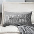 Emvency Throw Pillow Cover, Rustic Gray Follow Your Dreams Decorative Pillow Case, 20x30 Inch Queen Size Cushion