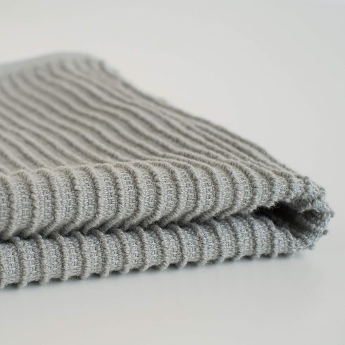 Now Designs Ripple Kitchen Dishcloth, Set of 4, London Grey