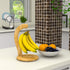 Ruichang Banana Holder Stand, Bamboo Sturdy Hook for Kitchen Countertop, Banana Tree Keeper