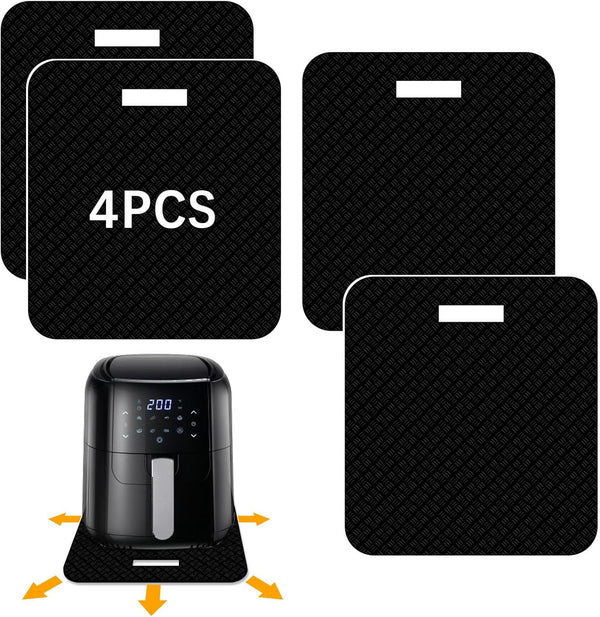 4 PCS Heat Resistant Mat with Sliding Function - 12 * 14in Countertop Protector for Air Fryer and Oven