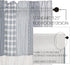 VHC Brands Sawyer Mill Blue Patchwork Cotton Kitchen Window Curtain Valance 19x60 Farmhouse