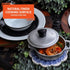 IMUSA 0.5Qt Mini Cast Aluminum Traditional Caldero Set with Lid, Silver