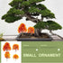 SUPVOX Mini Maple Tree Plant, Artificial Maple Tree Plastic Model, Miniature Figurine, 4pcs for Fairy Garden