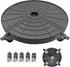 alleegold 16 Inch Heavy Duty Plant Caddy With 360 Lockable Wheels,500 Lbs Capacity,Outdoor