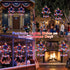 4th 2 Pack 62 8 Lewondr of July Decorations, Red White and Blue Window Star Lights with LEDs, Patriotic Star Lights