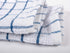KAF Home Pantry 100% Cotton Checkered Grid Dish Cloths, Set of 6, 12 x 12 Inches, Absorbent and Machine Washable