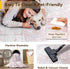5'x7' RELEANY Washable Area Rugs Non-Slip Modern Abstract Soft for Living Room Entryway Bedroom Nursery, Print Pattern