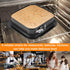 Springform Pan, 9.5" Non-Stick Cheesecake Baking Pan, Metal Square Cake Lock Making Pan with Removable Loose Base Leak-Proof Bakeware Dishwasher Safe for Home Kitchen DIY
