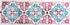 Designer Stencils Mexican Tile Cake Stencil Tier 4, Beige/Semi-Transparent