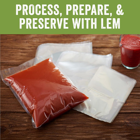 LEM Products MaxVac Pro Chamber Vacuum Sealer Bags, 8 x 10 Inches, 250 Count, Compatible with Chamber Sealers