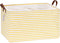 Hinwo 70L Extra Large Storage Bins, Foldable Closet Organizers with Handles for Clothing, Toys