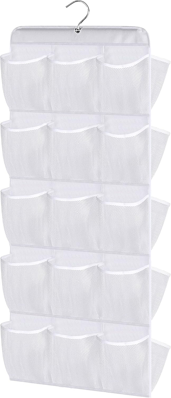 MISSLO 30 Large Pockets Dual Sided Hanging Baby Shoe Organizer for Closet