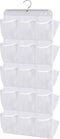 MISSLO 30 Large Pockets Dual Sided Hanging Baby Shoe Organizer for Closet
