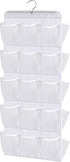 MISSLO 30 Large Pockets Dual Sided Hanging Baby Shoe Organizer for Closet