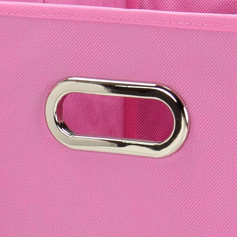 Household Essentials Cube Set with Lids, Pink, 2-Pack for Storage