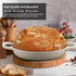 6Qt 482, Cast Iron Bread Oven for Sourdough, Bread Baking Pan with Lid, Enameled Sourdough Dutch Oven for Bread Baking