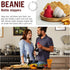 Set Beanie Cap Decorative Silicone Bottle Stopper in a Gift Box, of Two, Novelty Cork, Beverage and Wine Keeper