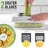 Mueller Vegetable Chopper Mandoline Slicer, Food Veggie Chopper, Cheese Grater, Onion Vegetable Cutter with Container