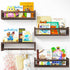 Fixwal Nursery Book Shelves, 16.5 Inch Nursery Shelves for Kids Rooms, Floating