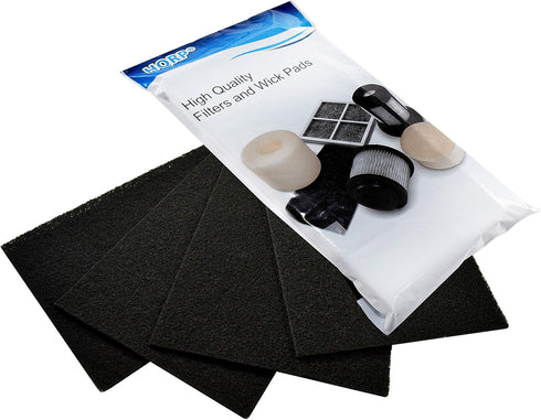 HQRP 4-Pack Carbon Filter C compatible with Holmes Models HAPF60, HAP726, HAP750, HAP756, HAP759, HAP715